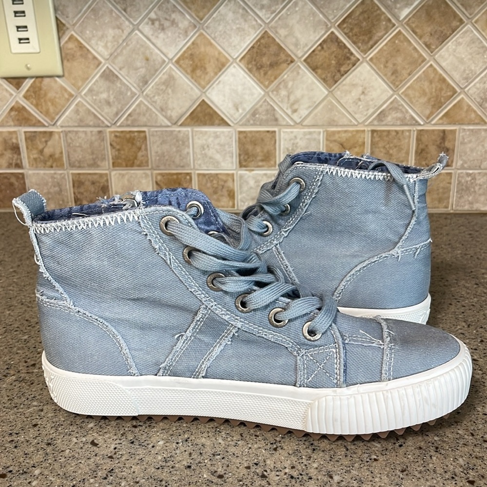 Blowfish Light Blue High-Top Sneakers - Picture 8 of 8